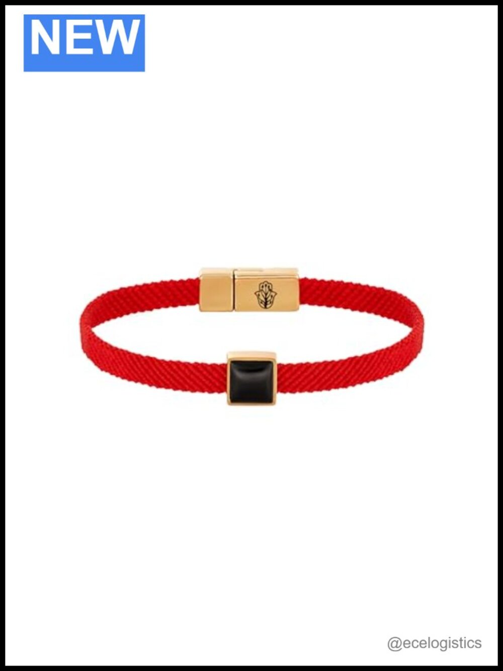 Red String Bracelet with Tiger Eye Lapis Lazuli Charms 6.5 inch Gemstone
